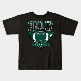 Philadelphia Football Retro Throwback Kids T-Shirt